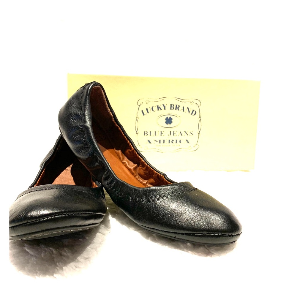 Lucky Brand leather ballet flats